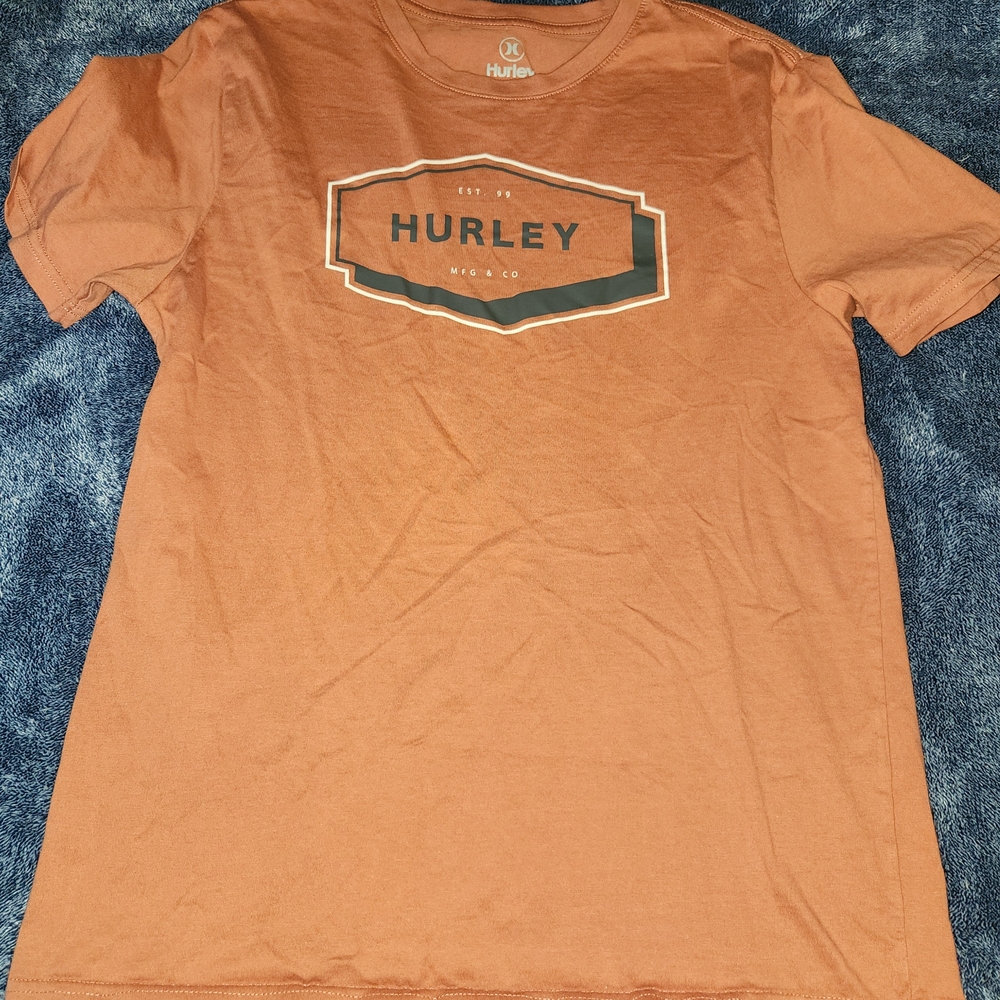 Hurley Orange Short Sleeve Tee